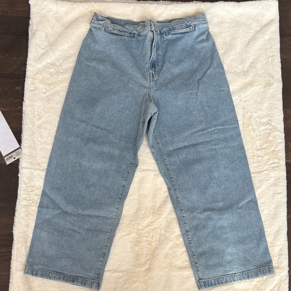 Madewell Emmett Wide-Leg cropped jeans